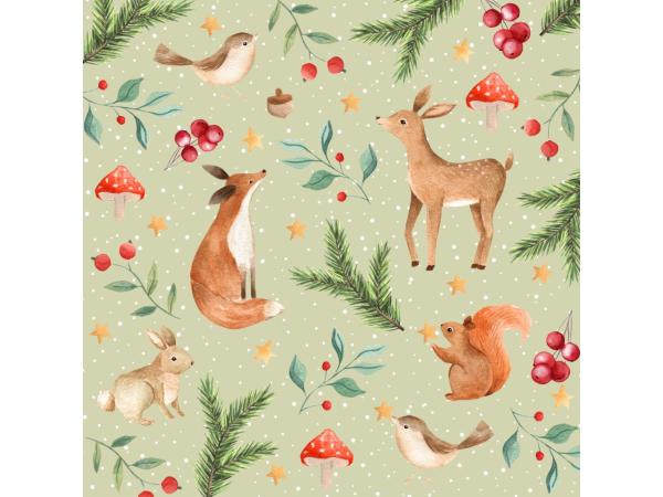 Servietten Xmas 33x33cm 20St 33x33cm