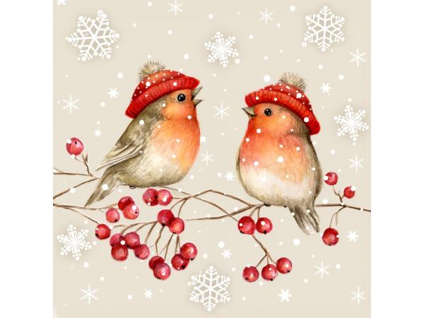 Servietten Xmas 33x33cm 20St 33x33cm