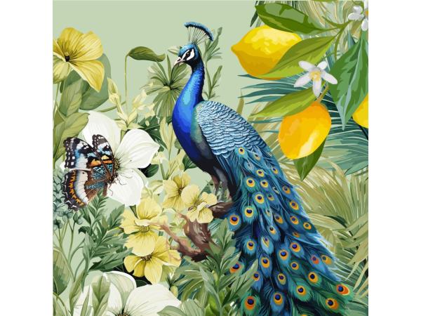 Servietten Atelier 33x33cm 20St Pfau 33x33cm