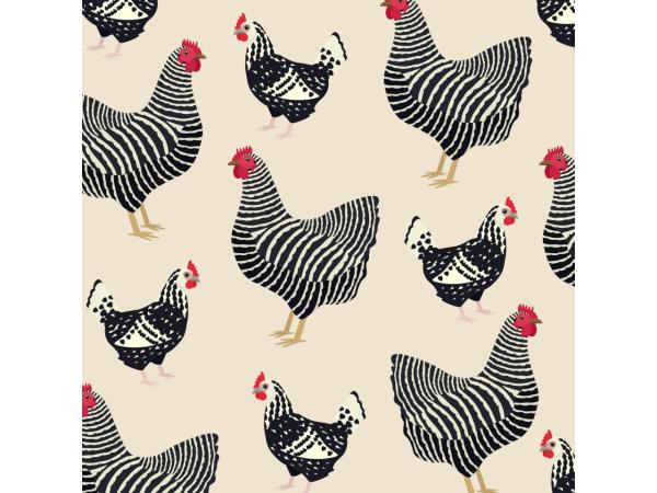 Servietten Atelier 33x33cm 20St Zebra Huhn 33x33cm