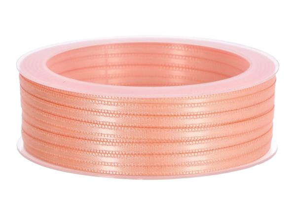 Band Satin 3mm 50mr apricot 