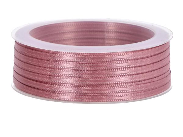 Band Satin 3mm 50mr altrosa 