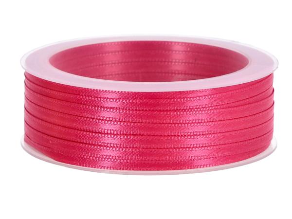 Band Satin 3mm 50mr pink 3mm 50mr