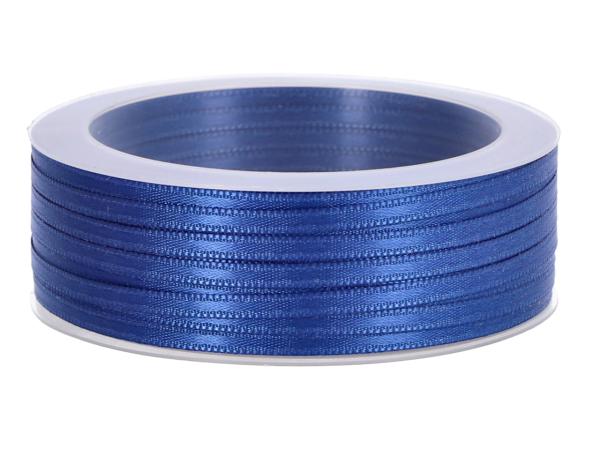 Band Satin 3mm 50mr blau 3mm 50mr