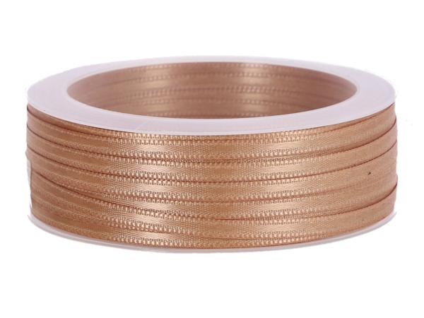 Band Satin 3mm 50mr caramel 