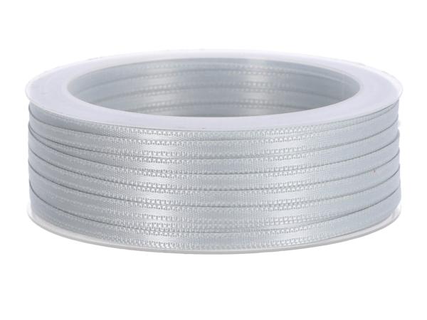 Band Satin 3mm 50mr grau 