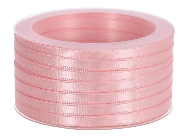 Band Satin 6mm 50mr rosa 6mm 50mr