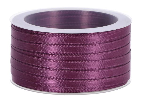 Band Satin 6mm 50mr brombeer 