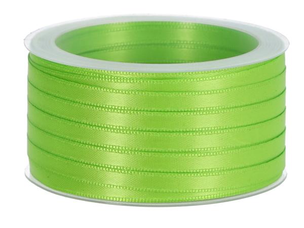 Band Satin 6mm 50mr apfelgrün 6mm 50mr