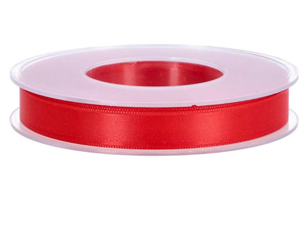 Band Satin 15mm 25mr rot 15mm 25mr