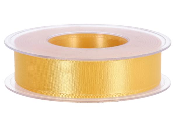 Band Satin 25mm 25mr gelb   25mm 25mr