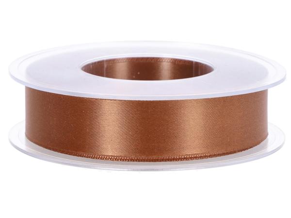 Band Satin 25mm 25mr braun   25mm 25mr