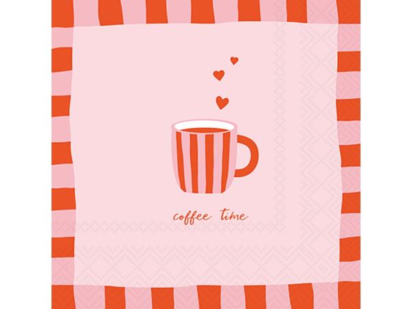 Servietten 25x25cm  20St. Coffee Time 25X25cm