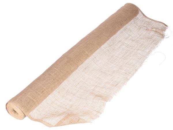 Jutestoff B130cm L10mr - 180gr/qm natur  B130cm L10mr