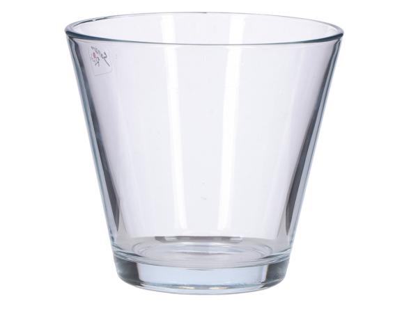 Kübel Glas konisch D14 H13cm D14 H13cm