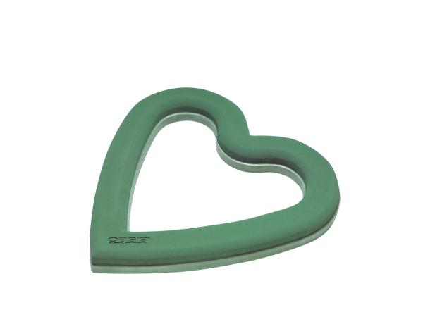 OASIS® ECObase® Herz D50cm offen Hartschaumunterlage inkl. Vakuumsauger L50 B50 H5cm