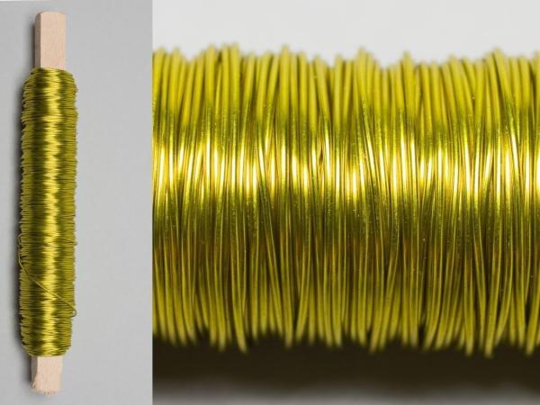 Kupferdraht metallic limone 3St 0,5mm 100gr