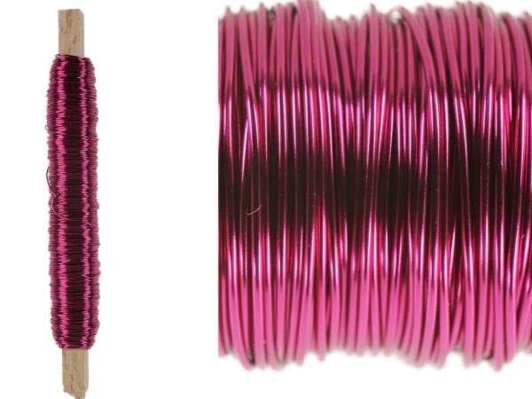 Kupferdraht metallic pink 3St 0,5mm 100gr