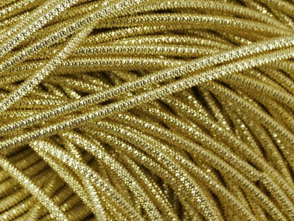 Bouillondraht 2,5mm 100gr gold 2,5mm 100gr
