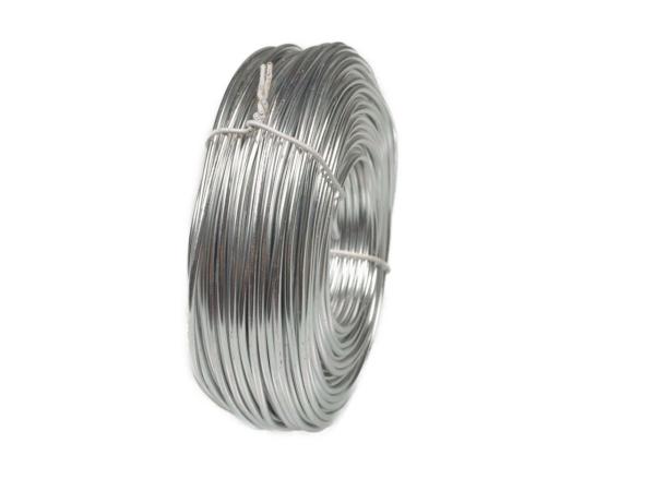 Draht Alu 3mm 1kg silber eloxiert ca. 53mtr 3mm 1kg