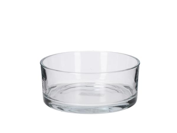 Schale Glas klar D19 H8cm  klar D19 H8cm