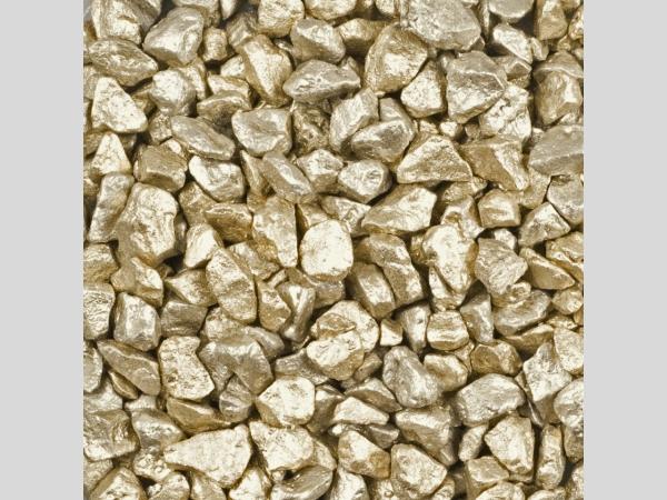 Dekosteine metallic 9-13mm 2,5ltr goldsilber 9-13mm