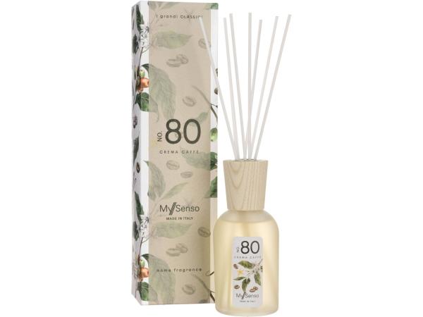 Raumduft No. 80 Crema Caffe m Stäbchen 240ml I GRANDI CLASSICI 240ml
