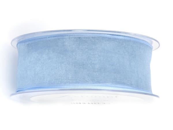 Band Organza 40mm 20mr m Draht   40mm 20mr