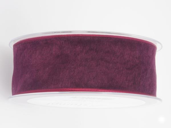 Band Organza 40mm 20mr m Draht 40mm 20mr