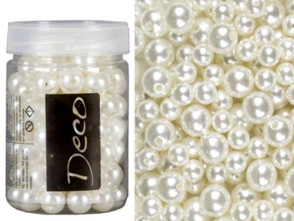 Lackperle 14mm ca. 200St perlmutt  500ml 200St