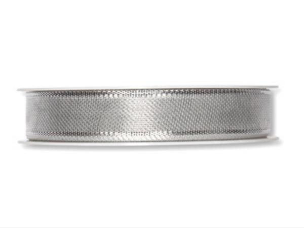 Band Silber transparent Ringeleffekt 15mm 25mr 15mm 25mr
