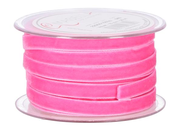 Band Samt 10mm 20mr pink 