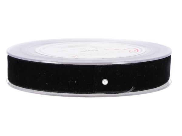 Band Samt 20mm 10mr schwarz 20mm 10mr