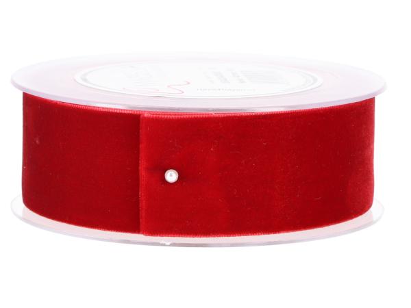 Band Samt 40mm 8mr bordeaux 40mm 8mr