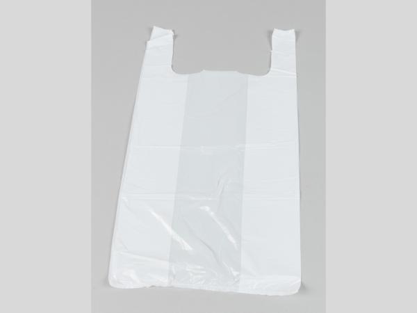 Tragetaschen Uni 13µ 100St/Bd weiss inklusive Entsorgungsgebühren H55 B30 T18cm