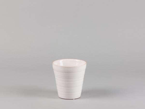 Kübel Santarem Fino m gewischtem Rand D16cm weiss
!! Aktionsartikel- Kein Umtausch / Rückgabe möglich !! D16 H18cm