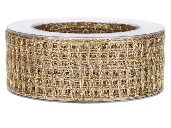 Band Cadillac Lurex Gitter 40mm 20mr m Draht 40mm 20mr