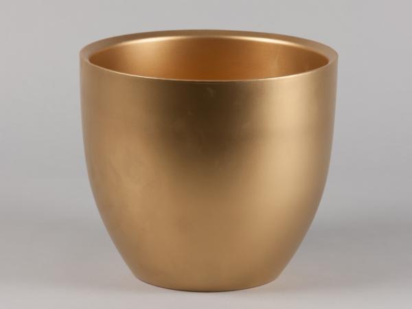Kübel 301 D33cm gold   D33 H29cm