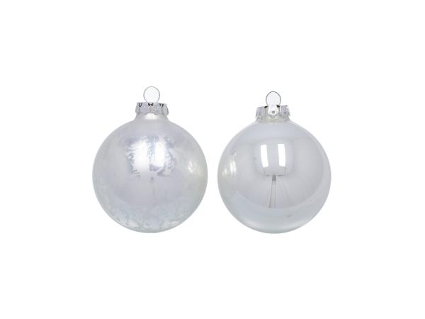Kugel XMas D8cm silber opal-Edelmix
!! Aktionsartikel- Kein Umtausch / Rückgabe möglich !! D8cm