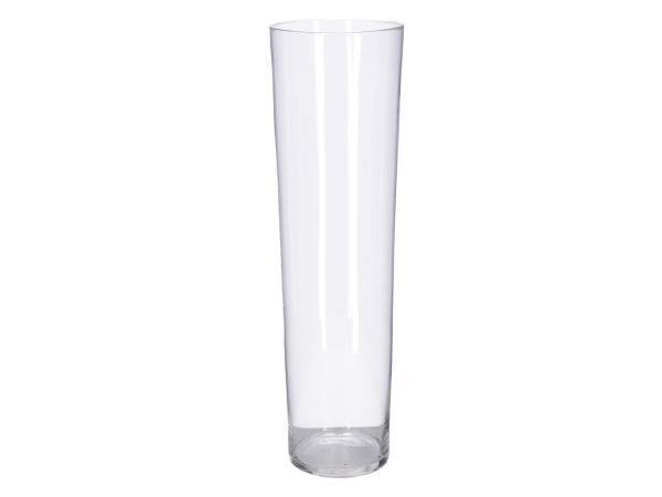 Vase Glas konisch cold cut D18 H60cm D18 H60cm