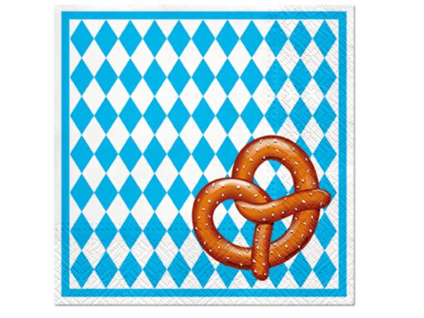 Servietten Bayern 33x33cm 20St   33x33cm