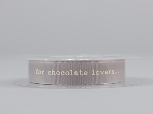 Band Spruch For Chocolate Lovers 15mm 20mr
!! Aktionsartikel- Kein Umtausch / Rückgabe möglich !! 15mm 20mr