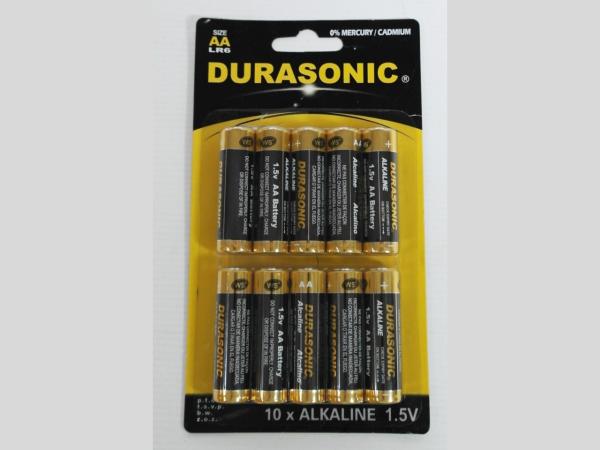 Batterie Mignon AA 10St/Blister 1,5V  L4,8 D1,4cm