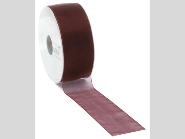 Band Organza Webkante 7mm 50mr bordo 7mm 50mr