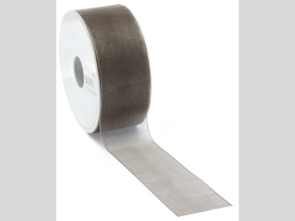 Band Organza Webkante 25mm 50mr beige   25mm 50mr