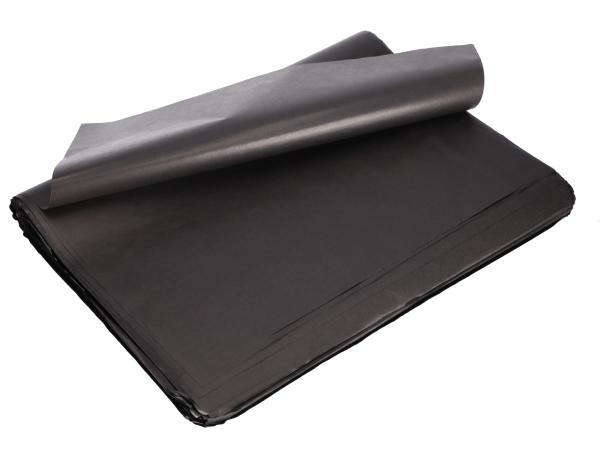 Packseidenpapier 5kg ca 350Bogen 37g/m² schwarz beids. bedruckt inkl. Entsorgungsgebühren B50 L75cm