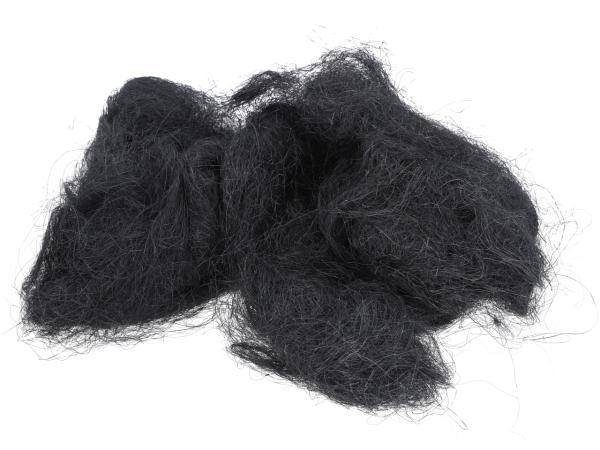 Sisalwatte ca. 400gr schwarz 400gr