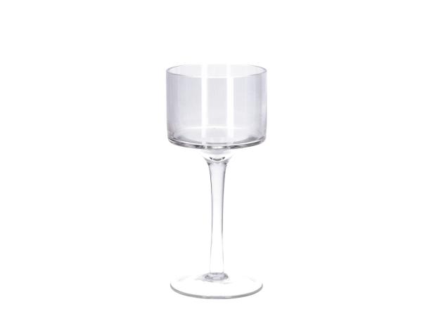 Glas a Stielfuss D9 H20cm  