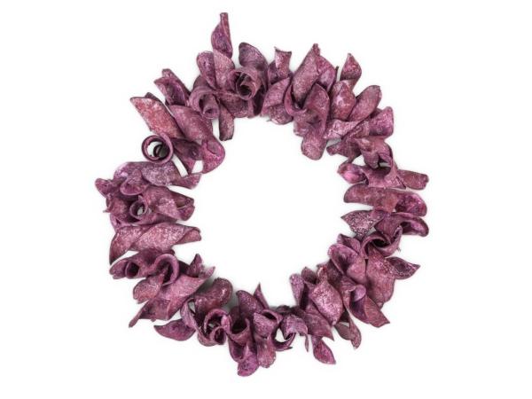 Kranz Velvet Bean erika washed
!! Aktionsartikel- Kein Umtausch / Rückgabe möglich !! D40cm