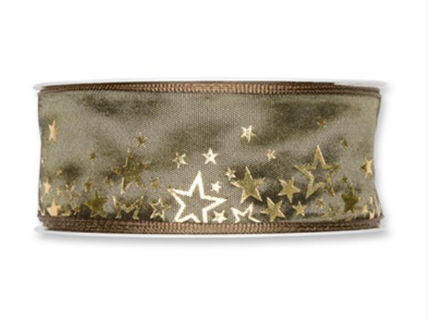 Band Goldsterne 40mm 25mr   40mm 25mr